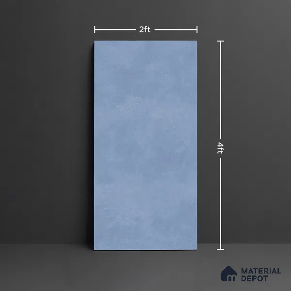 Stone Look Wall & Floor Tile TL 09028 | Matte Finish 4 ft x 2 ft Vitrified Tile - 9 mm | Suitable For Kitchen, Bathroom, Bedroom & Office