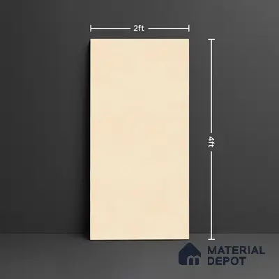 Stone Look Wall & Floor Tile TL 09024 | Matte Finish 4 ft x 2 ft Vitrified Tile - 9 mm | Suitable For Kitchen, Bathroom, Bedroom & Office