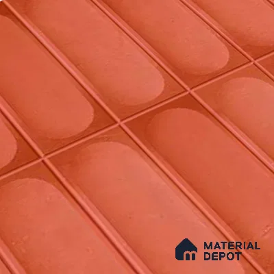 Faux Subway Look Luna Red TL 09792 E 2 ft x 1 ft Matte Finish Ceramic Wall Tile - 9 mm
