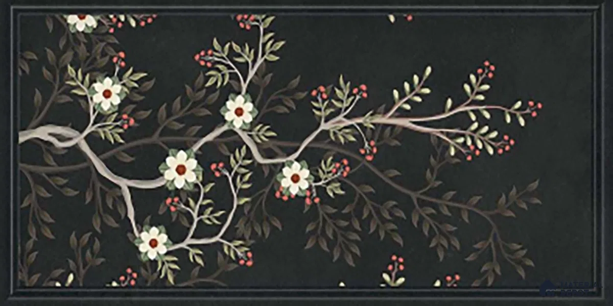 Tropical Wall Tile TL 09782 Matte Finish 2 ft x 1 ft Ceramic Wall Tile - 9 mm | Please Expect a Slight Variation of Pattern