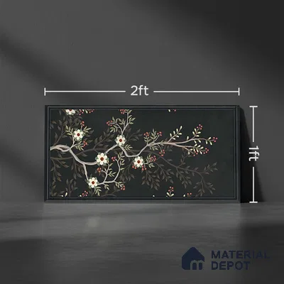 Tropical Wall Tile TL 09782 Matte Finish 2 ft x 1 ft Ceramic Wall Tile - 9 mm | Please Expect a Slight Variation of Pattern