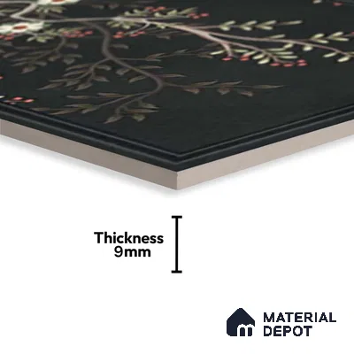 Tropical Wall Tile TL 09782 Matte Finish 2 ft x 1 ft Ceramic Wall Tile - 9 mm | Please Expect a Slight Variation of Pattern