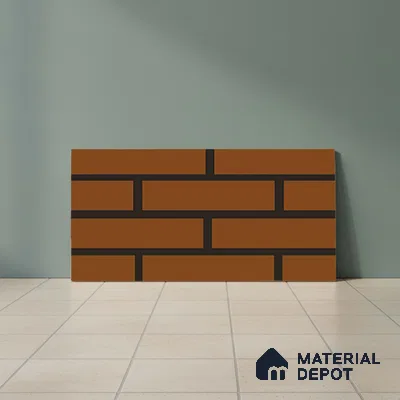 Brick Wall Tile Alloy P-150 TL 09777 2 ft x 1 ft Matte Finish Ceramic Tile - 9 mm