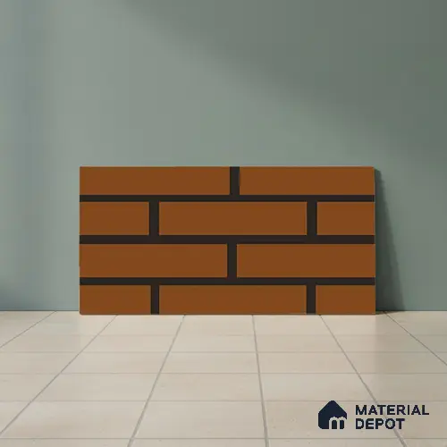 Brick Wall Tile Alloy P-150 TL 09777 2 ft x 1 ft Matte Finish Ceramic Tile - 9 mm