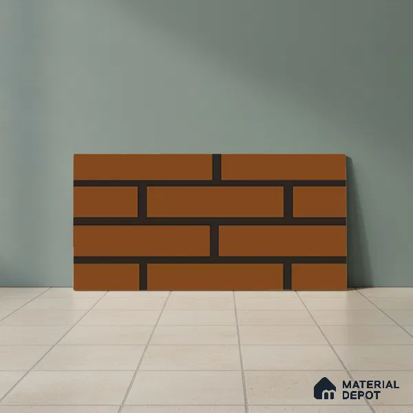 Brick Wall Tile Alloy P-150 TL 09777 2 ft x 1 ft Matte Finish Ceramic Tile - 9 mm