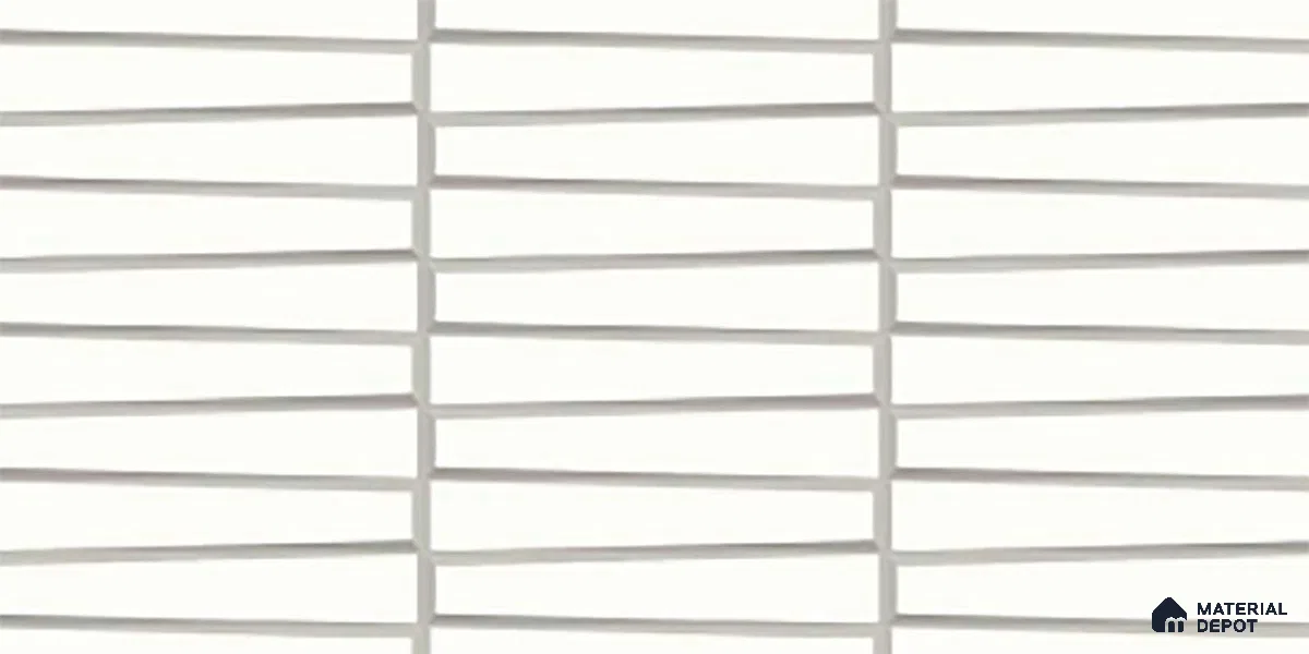 Faux Subway Look Empire White (P-208) TL 09786 E 2 ft x 1 ft Matte Finish Ceramic Wall Tile - 9 mm