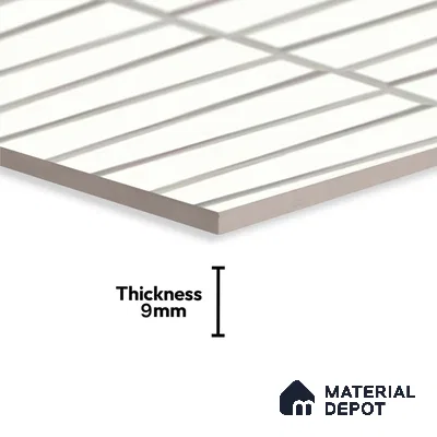 Faux Subway Look Empire White (P-208) TL 09786 E 2 ft x 1 ft Matte Finish Ceramic Wall Tile - 9 mm
