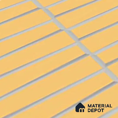 Faux Subway Look Empire Yellow TL 09786 F 2 ft x 1 ft Matte Finish Ceramic Wall Tile - 9 mm
