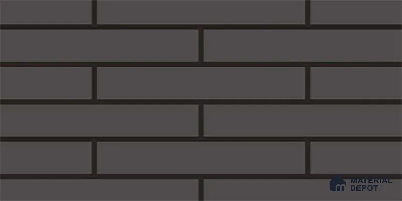 Subway Look Royal Dark Grey-143 TL 09780 B 2 ft x 1 ft Matte Finish Ceramic Wall Tile - 9 mm | Please Expect a Slight Variation of Pattern