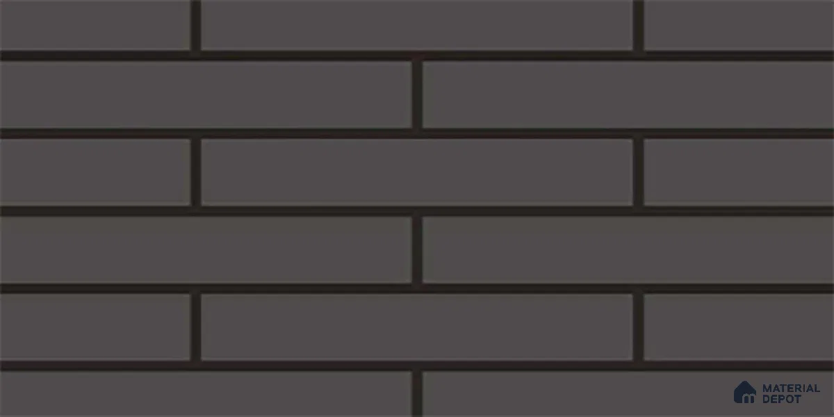 Subway Look Royal Dark Grey-143 TL 09780 B 2 ft x 1 ft Matte Finish Ceramic Wall Tile - 9 mm | Please Expect a Slight Variation of Pattern