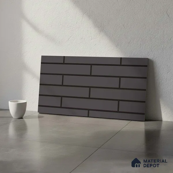 Subway Look Royal Dark Grey-143 TL 09780 B 2 ft x 1 ft Matte Finish Ceramic Wall Tile - 9 mm | Please Expect a Slight Variation of Pattern