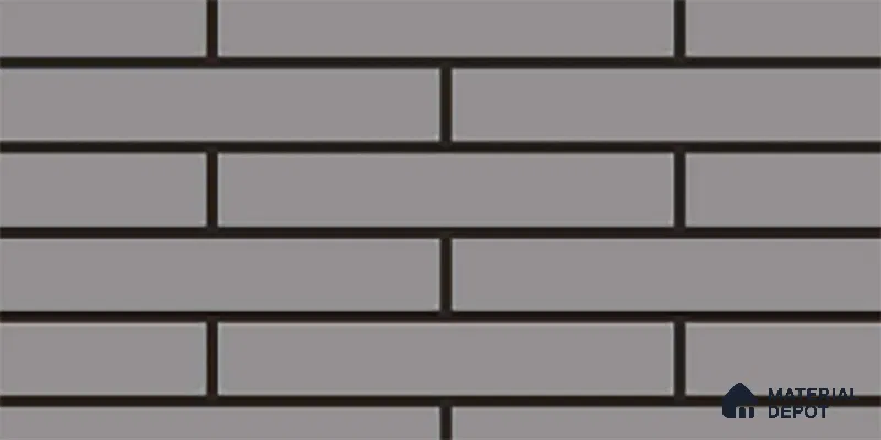 Subway Look Royal Light Grey-143 TL 09780 2 ft x 1 ft Matte Finish Ceramic Wall Tile - 9 mm | Please Expect a Slight Variation of Pattern