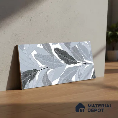 Floral Wall Tile TL 09783 B Magna Decor 2 ft x 1 ft Matte Finish Ceramic Wall Tile - 9 mm | Please Expect a Slight Variation of Pattern