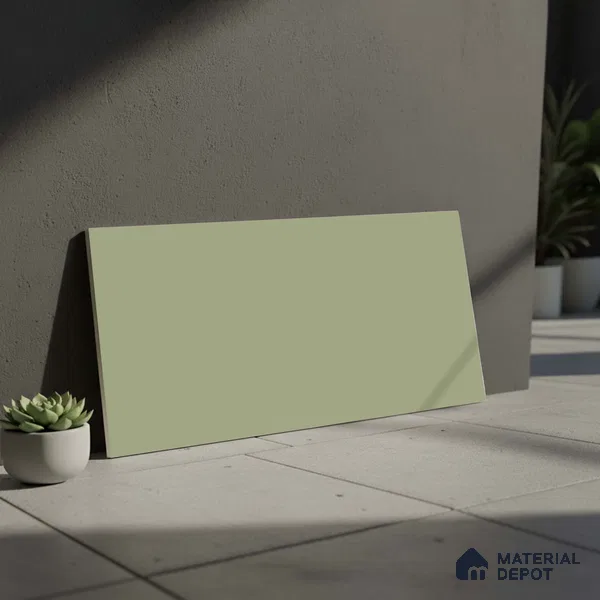 Plain Look Matt Mint TL 09790 E 2 ft x 1 ft Matte Finish Ceramic Wall Tile - 9 mm