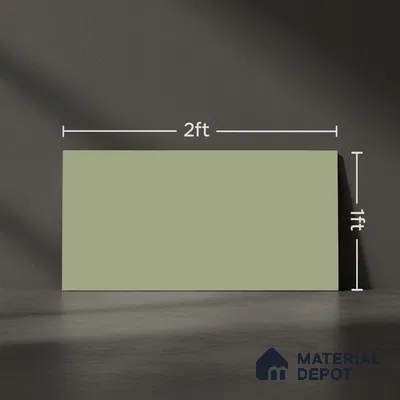 Plain Look Matt Mint TL 09790 E 2 ft x 1 ft Matte Finish Ceramic Wall Tile - 9 mm