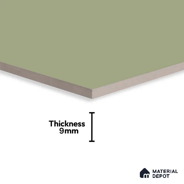 Plain Look Matt Mint TL 09790 E 2 ft x 1 ft Matte Finish Ceramic Wall Tile - 9 mm
