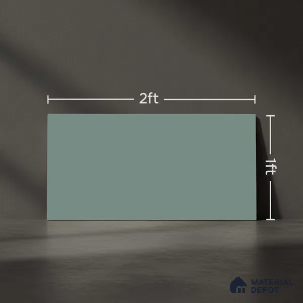 Plain Look Matt Sea TL 09790 F 2 ft x 1 ft Matte Finish Ceramic Wall Tile - 9 mm