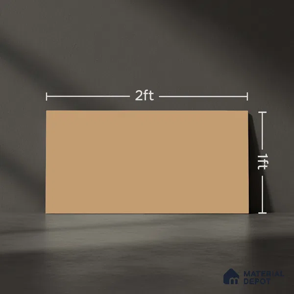 Plain Look Matt Cream TL 09790 2 ft x 1 ft Matte Finish Ceramic Wall Tile - 9 mm