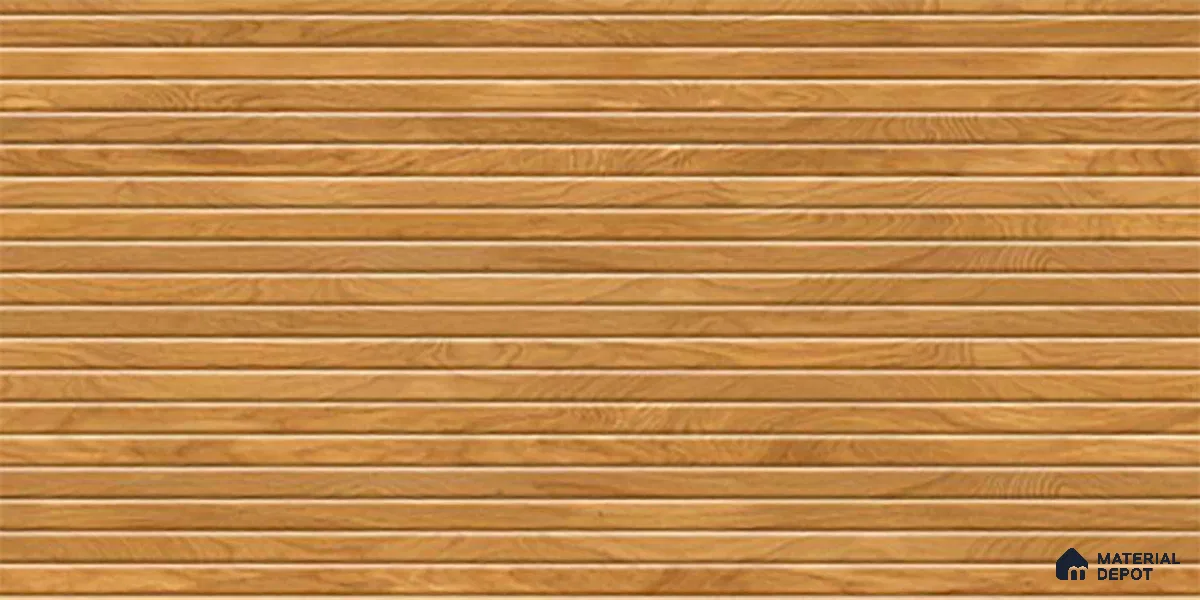 Wooden Punch Wall Tile 31605 HL 6 (P-135) TL 09791 B 2 ft x 1 ft Matte Finish Ceramic Tile - 9 mm