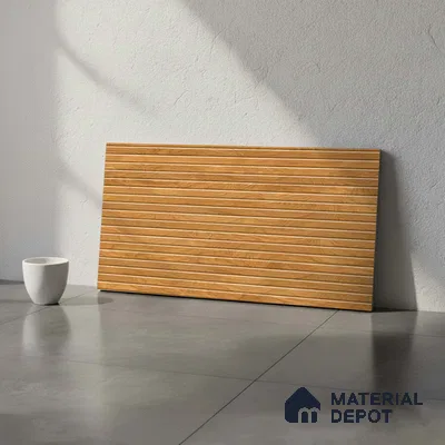 Wooden Punch Wall Tile 31605 HL 6 (P-135) TL 09791 B 2 ft x 1 ft Matte Finish Ceramic Tile - 9 mm