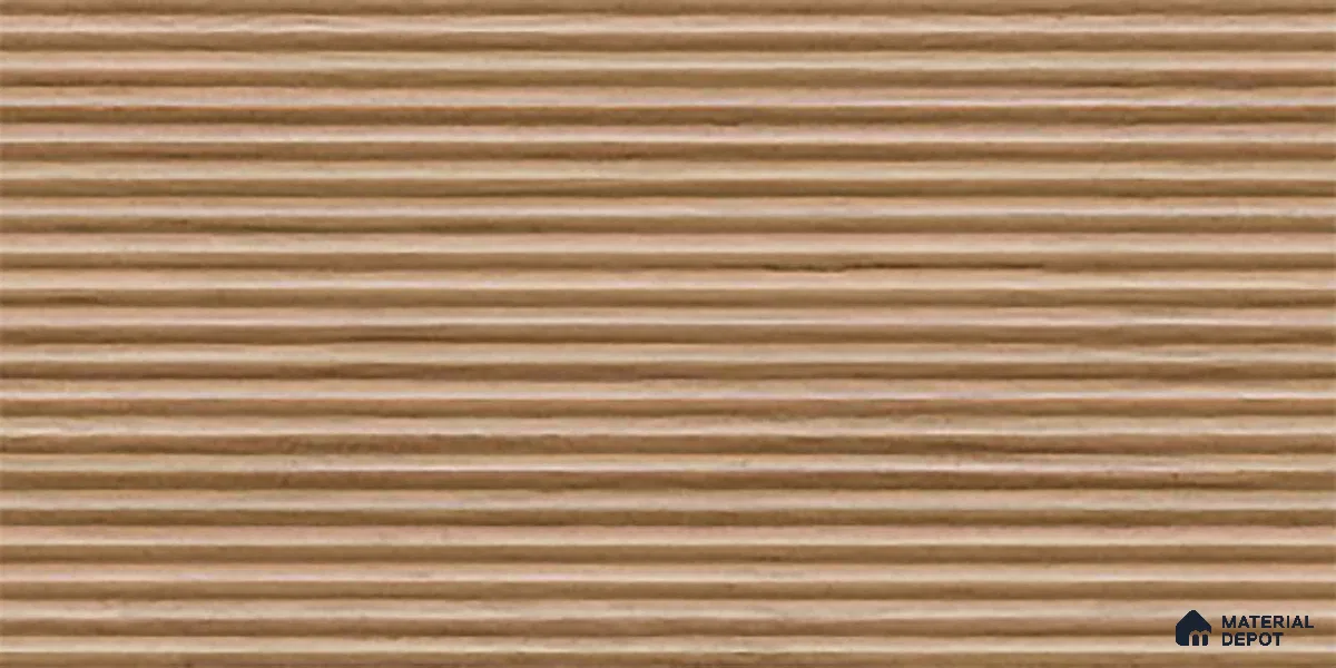 Wooden Punch Wall Tile 31605 HL 3 (P-135) TL 09791 2 ft x 1 ft Matte Finish Ceramic Tile - 9 mm