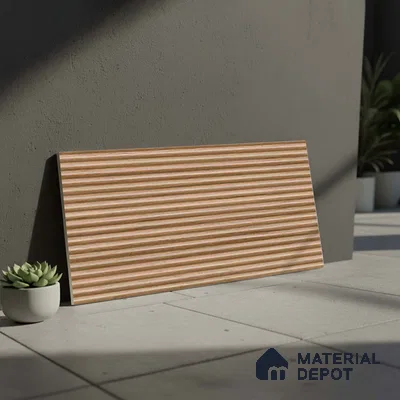 Wooden Punch Wall Tile 31605 HL 3 (P-135) TL 09791 2 ft x 1 ft Matte Finish Ceramic Tile - 9 mm