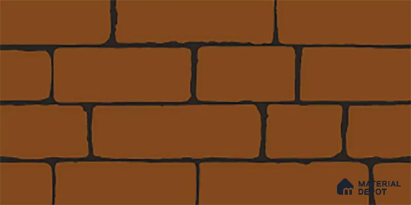 Stone Look Orange Alloy P-11 TL 09779 2 ft x 1 ft Matte Finish Ceramic Wall Tile - 9 mm