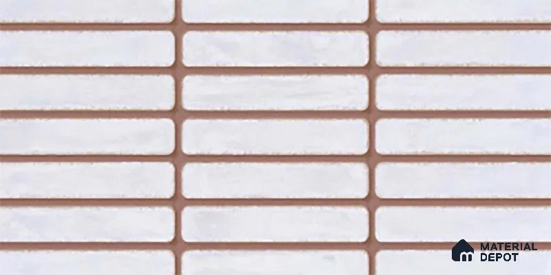 Subway Look Gama White TL 09787 E 2 ft x 1 ft Matte Finish Ceramic Wall Tile - 9 mm | Please Expect a Slight Variation of Pattern