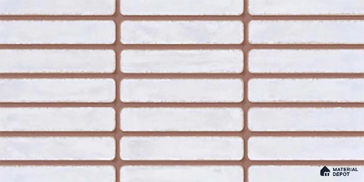 Subway Look Gama White TL 09787 E 2 ft x 1 ft Matte Finish Ceramic Wall Tile - 9 mm | Please Expect a Slight Variation of Pattern