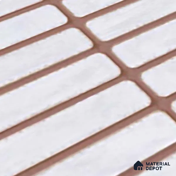 Subway Look Gama White TL 09787 E 2 ft x 1 ft Matte Finish Ceramic Wall Tile - 9 mm | Please Expect a Slight Variation of Pattern