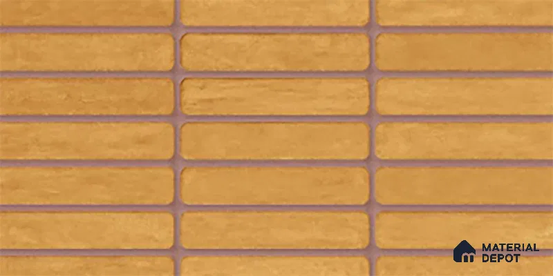 Subway Look Gama Yellow TL 09787 F 2 ft x 1 ft Matte Finish Ceramic Wall Tile - 9 mm | Please Expect a Slight Variation of Pattern