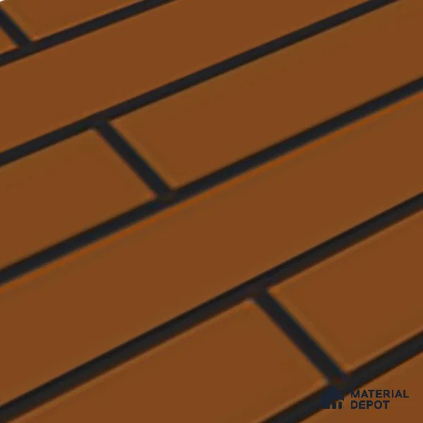 Brick Wall Tile Orange Alloy P-143 TL 09776 2 ft x 1 ft Matte Finish Ceramic Tile - 9 mm