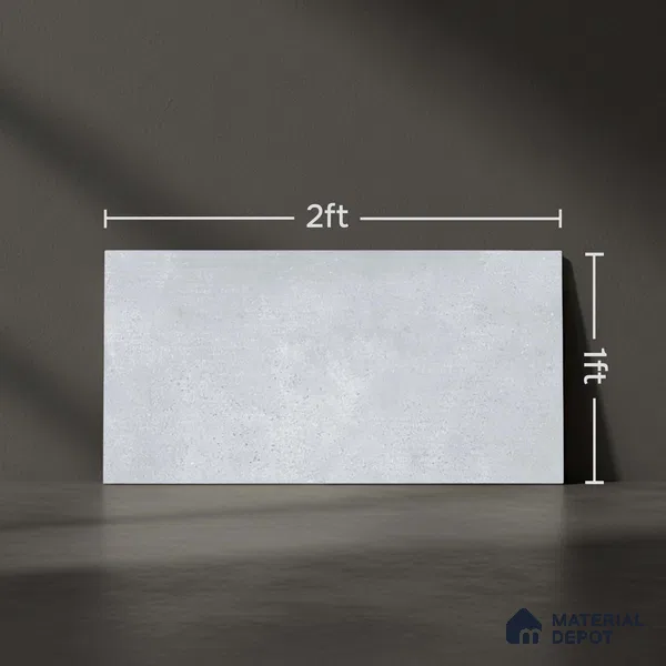 Cement Look 31644 D TL 09797 C 2 ft x 1 ft Matte Finish Ceramic Wall Tile - 9 mm