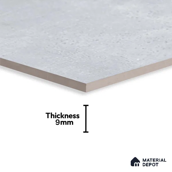 Cement Look 31644 D TL 09797 C 2 ft x 1 ft Matte Finish Ceramic Wall Tile - 9 mm