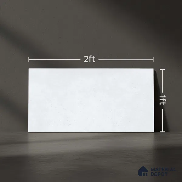 Plain Look 31644 L TL 09797 2 ft x 1 ft Matte Finish Ceramic Wall Tile - 9 mm