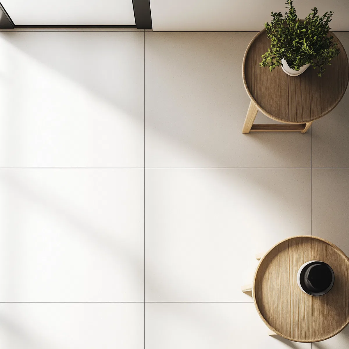 Matte Plain Tiles for Bathroom, Kitchen, or Floor - Soft and Stylish Look