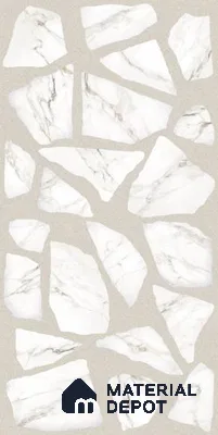 TL 12814 B Maxi Bianco 4 ft x 2 ft Vitrified Matte Finish Tile - 9 mm