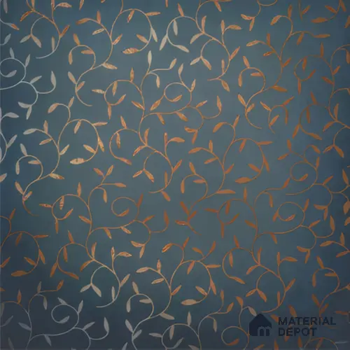 Moroccan Wall & Floor Tile TL 00214 A Pattern 1 Goldy Blue 1 ft x 1 ft Matte Finish Ceramic Tile - 9 mm | Random Design | Suitable For Kitchen, Bathroom, Dining Area | Please Expect a Slight Variation of Pattern
