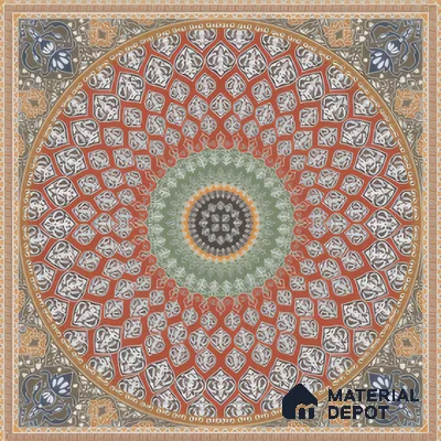 Moroccan Wall & Floor Tile TL 00220 Crimson Red 1 ft x 1 ft Matte Finish Ceramic Tile - 9 mm | Suitable For Kitchen, Bathroom, Dining Area | Please Expect a Slight Variation of Pattern