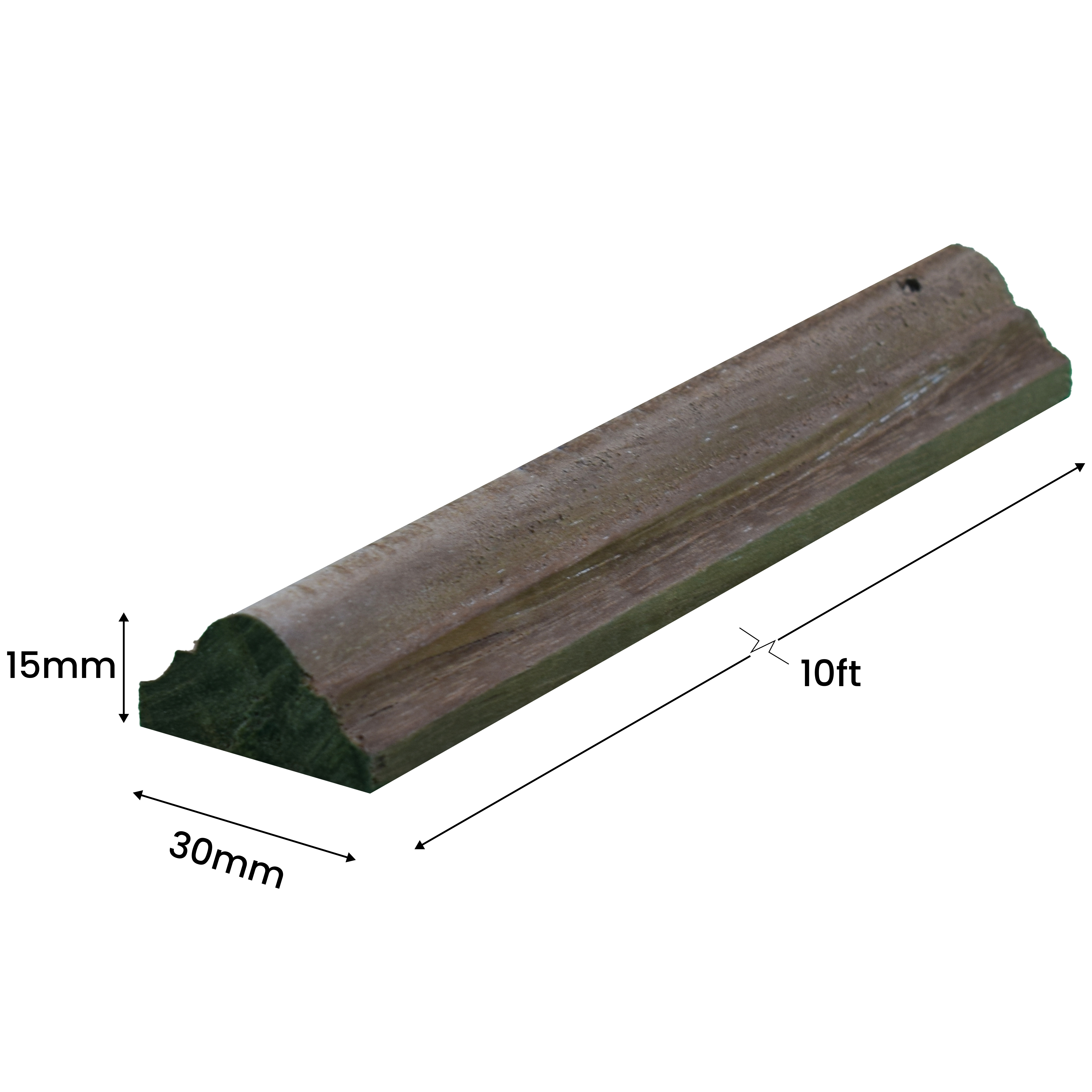 Ready To Install DIY Finished Beech Wood Designer Wainscot French Wall Moulding Design 2 Granulux PM 00296 G | 8.5 ft x 30 mm x 15 mm | Nail & Adhesive Installation