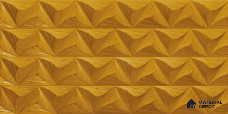 Metallic Wall Tile TL 05495 B Lustra Lustrous Gold 2 ft x 1 ft Ceramic Metallic Finish - 9 mm | Suitable for Bathroom, Kitchen (Sample)