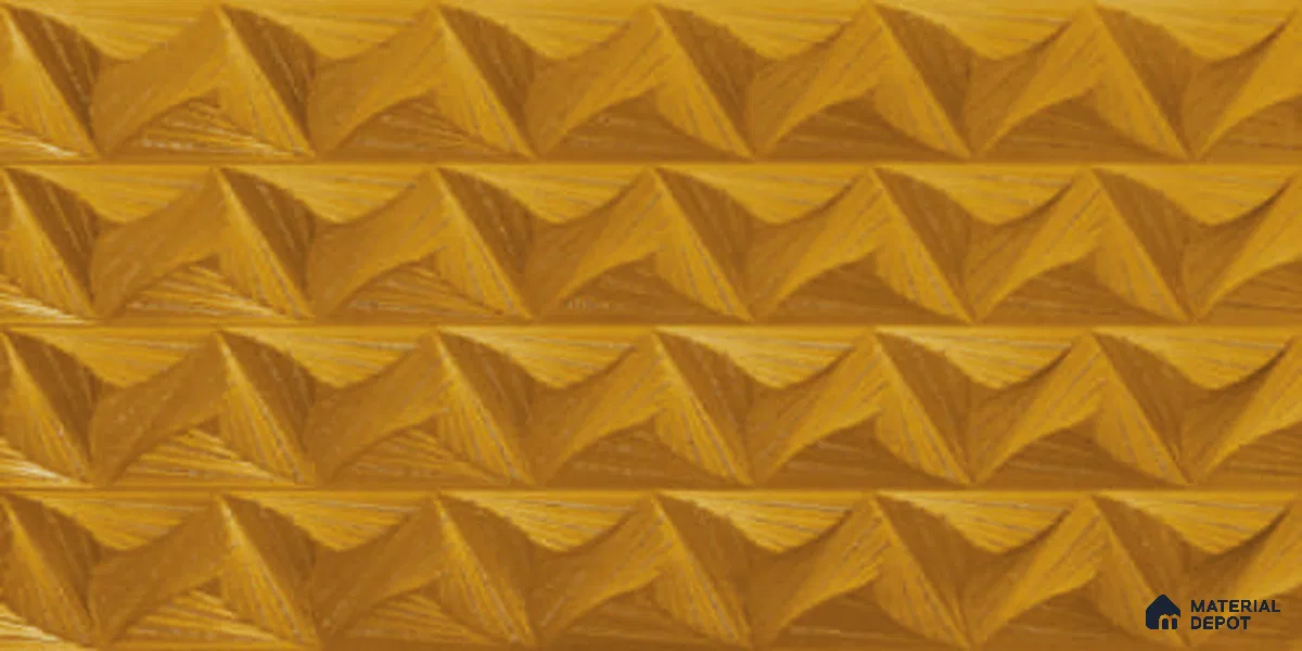Metallic Wall Tile TL 05495 B Lustra Lustrous Gold 2 ft x 1 ft Ceramic Metallic Finish - 9 mm | Suitable for Bathroom, Kitchen (Sample)