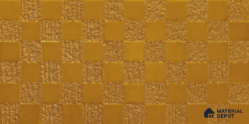 Metallic Wall Tile TL 05496 B Lustra Opulent Gold 2 ft x 1 ft Ceramic Metallic Finish - 9 mm | Suitable for Bathroom, Kitchen (Sample)