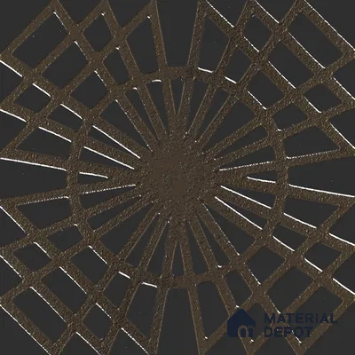 Metallic Wall Handmade Tile TL 05866 C Radiant Star Bronze Charm 148 mm x 148 mm Vitrified - 9 mm | 6 Random Patterns | Suitable For Kitchen, Accent/Feature Wall, Bathroom