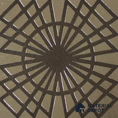 Metallic Wall Handmade Tile TL 05866 I Radiant Star Antique Charm 148 mm x 148 mm Vitrified - 9 mm | 6 Random Patterns | Suitable For Kitchen, Bathroom, Accent/Feature Wall