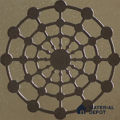 Metallic Wall Handmade Tile TL 05866 K Circle Web Antique Charm 148 mm x 148 mm Vitrified - 9 mm | 6 Random Patterns | Suitable For Kitchen, Accent/Feature Wall, Bathroom