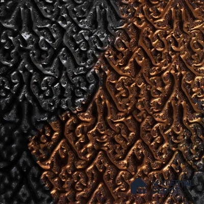 Metallic Wall Handmade Tile TL 05878 B Pattern 2 Gothic Glow 96 mm x 96 mm Vitrified - 9 mm | Random Mix Patterns | Suitable For Living Room, Bedroom, Kitchen