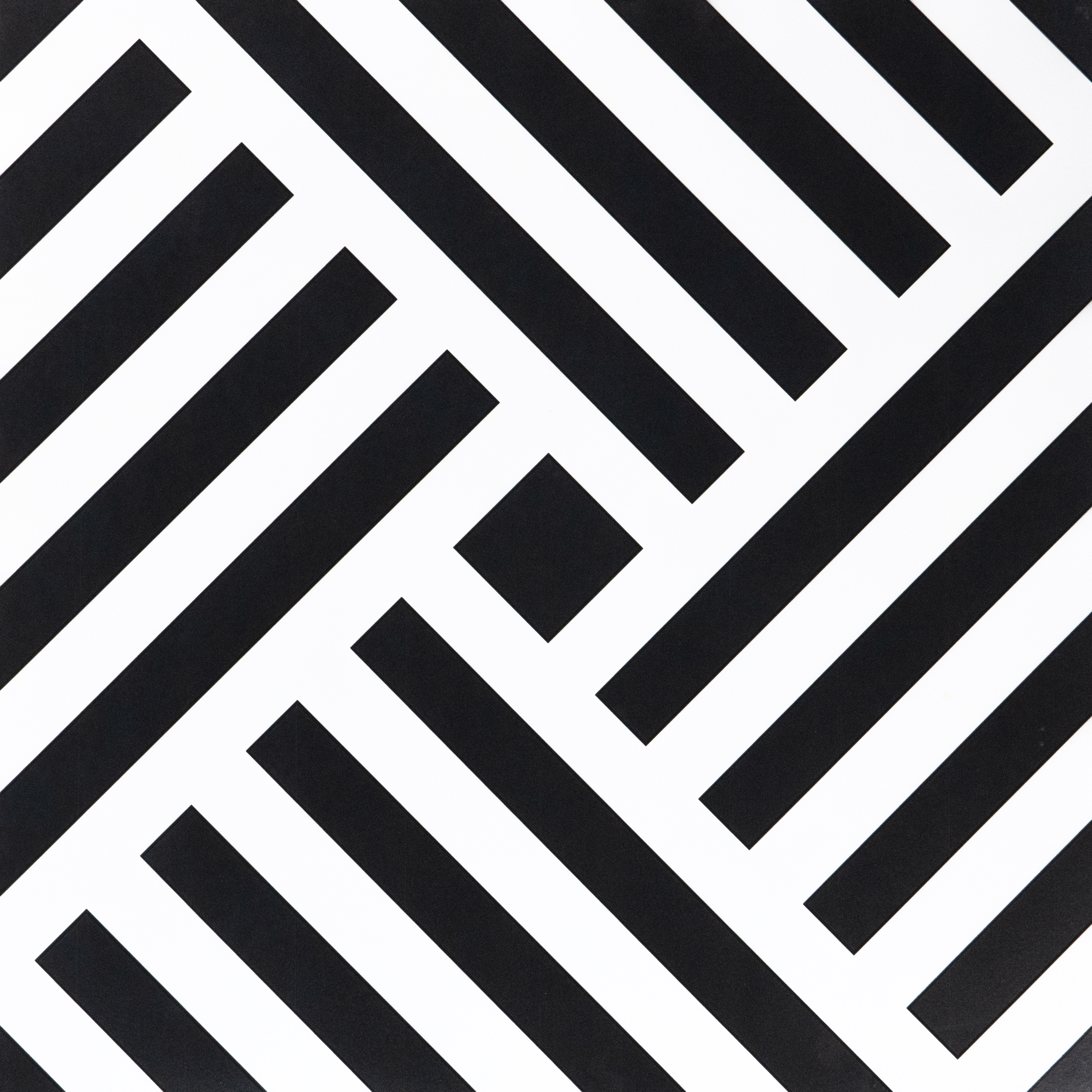 TL 03313 Aristo Black 600 x 600 mm Carving Matte Finish GVT Moroccan Tile - 9 mm | Please Expect a Slight Variation of Pattern (Sample)