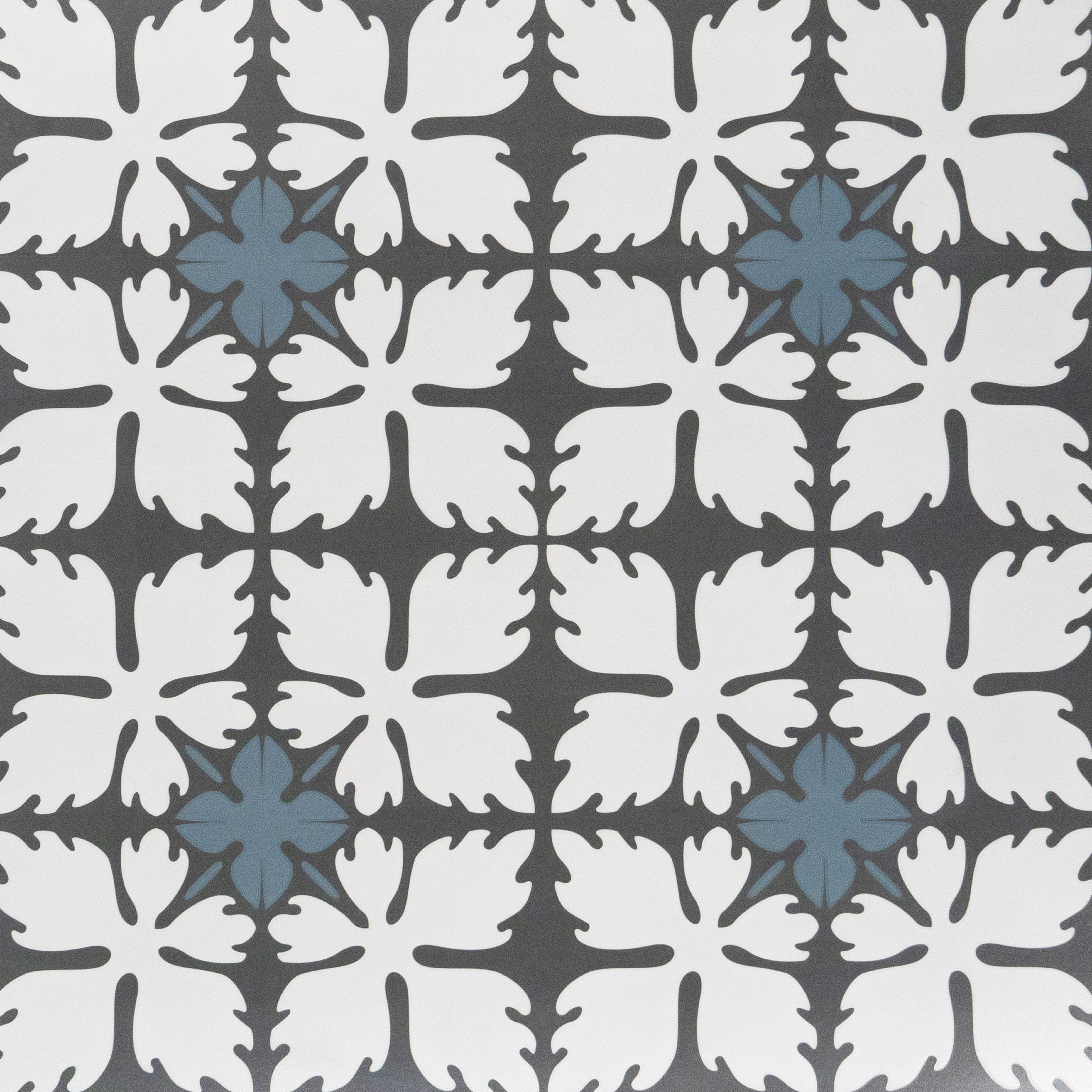 TL 03317 Autumn Graphite 600 x 600 mm Carving Matte Finish GVT Moroccan Tile - 9 mm | Please Expect a Slight Variation of Pattern (Sample)