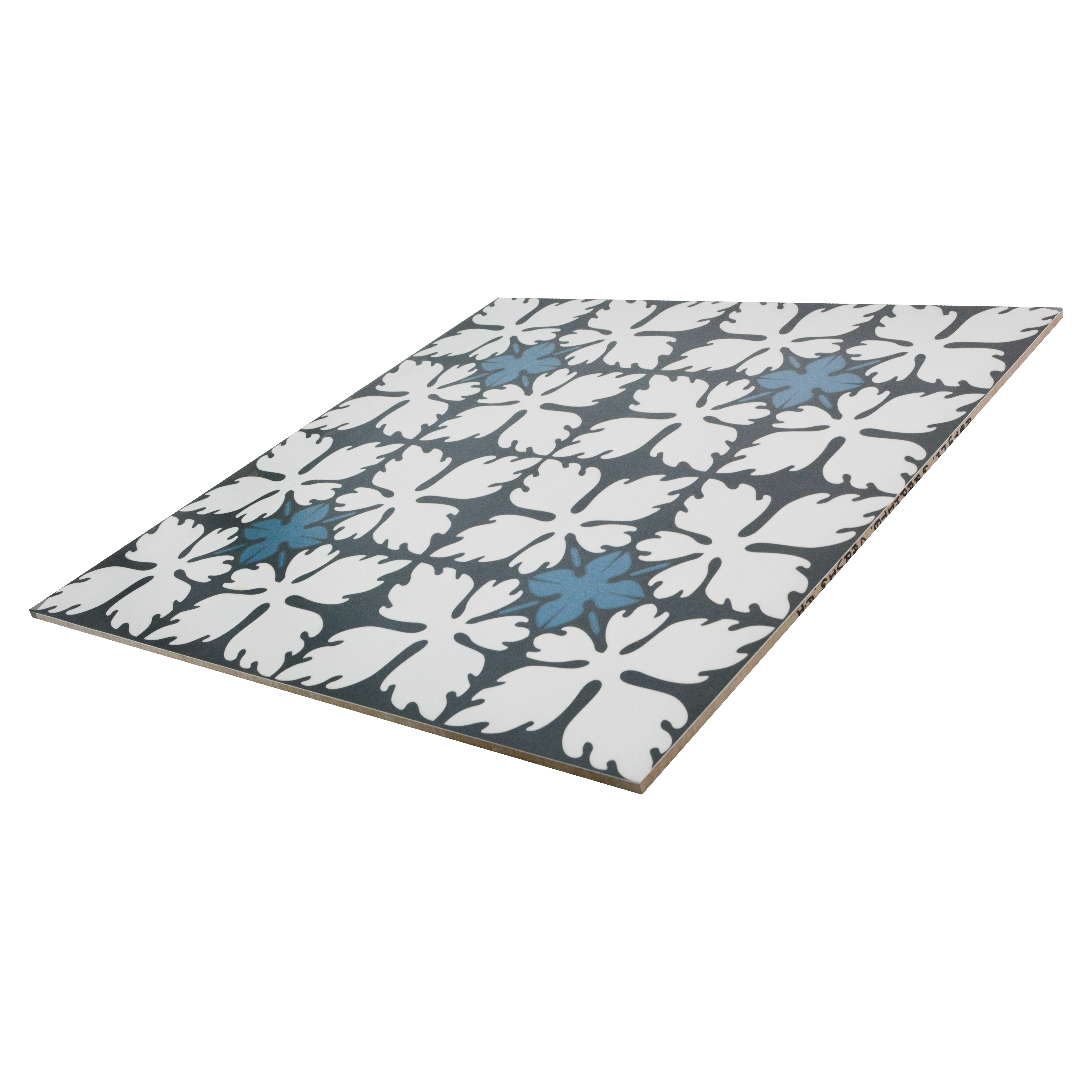TL 03317 Autumn Graphite 600 x 600 mm Carving Matte Finish GVT Moroccan Tile - 9 mm | Please Expect a Slight Variation of Pattern (Sample)